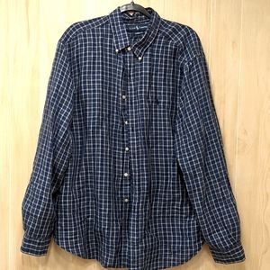 Sharp Polo Ralph Lauren Dark Blue Plaid shirt XXL